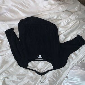 Black beautiful light blouse